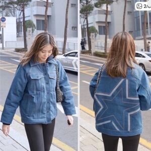 Perfect moment x 1961 Corentine star embroidered denim ski snow luxury jacket S